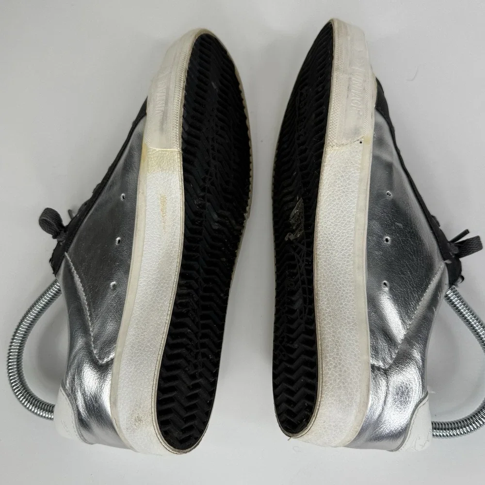 Vintage‎ Havana Silver Black Sneakers Women Size 7